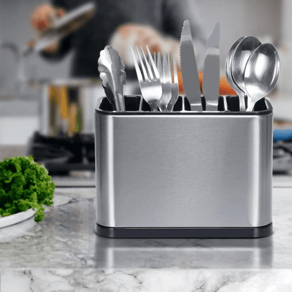 Organizador De Cubiertos De Acero Inoxidable Para Cocina