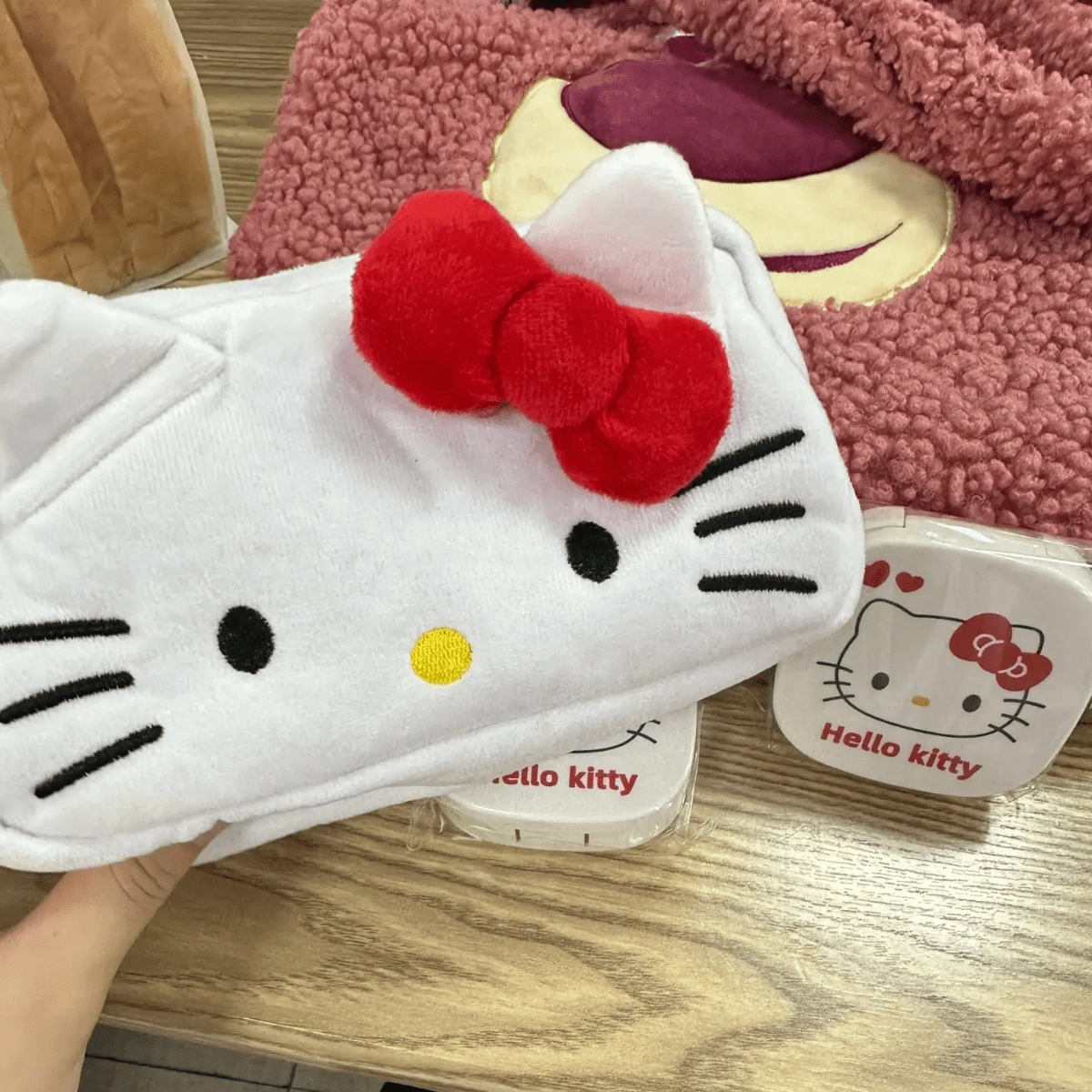 Estuche De Felpa Para Lápices Hello Kitty