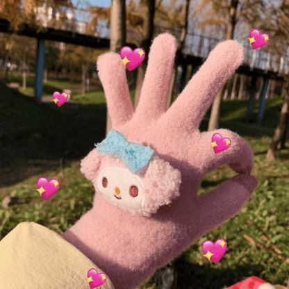 Guantes De Lana Sanrio Para Niñas