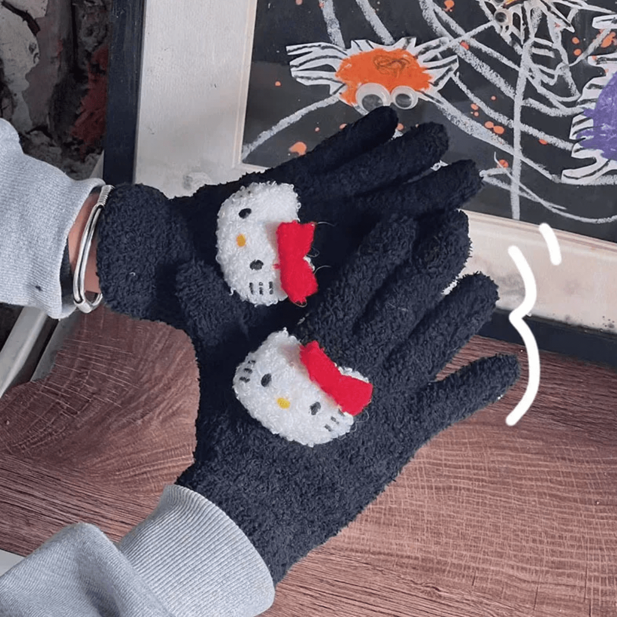 Guantes De Lana Sanrio Para Niñas