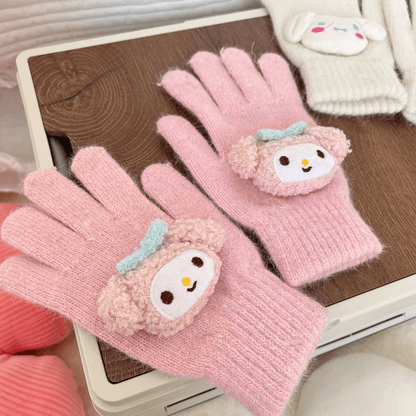 Guantes De Lana Sanrio Para Niñas