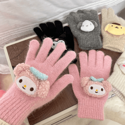 Guantes De Lana Sanrio Para Niñas