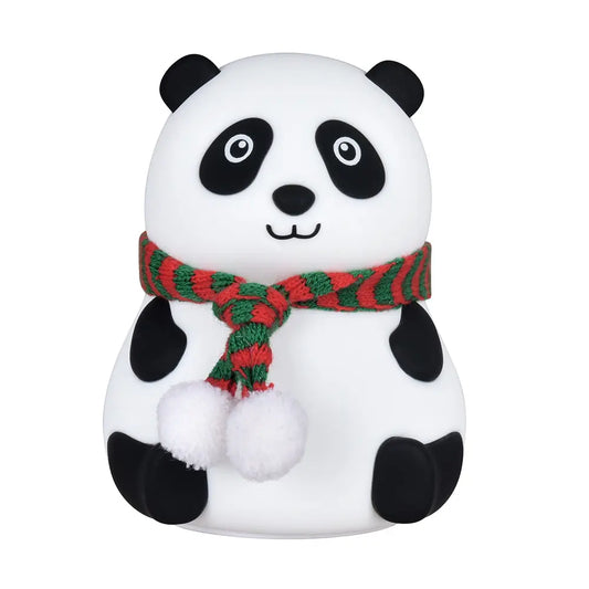 Lampara De Escritorio Touch Oso Panda Espanta Cuco Led Recargable