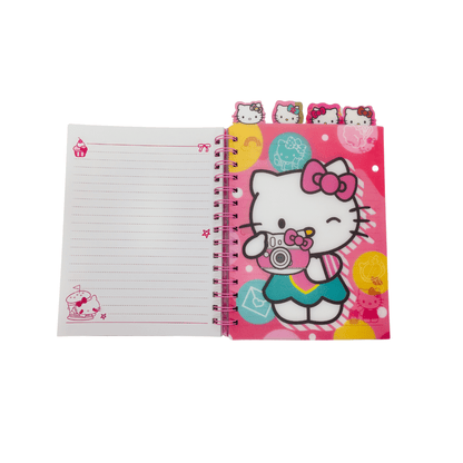 Libreta Sanrio Hello Kitty Cuaderno Lineal Con Separador