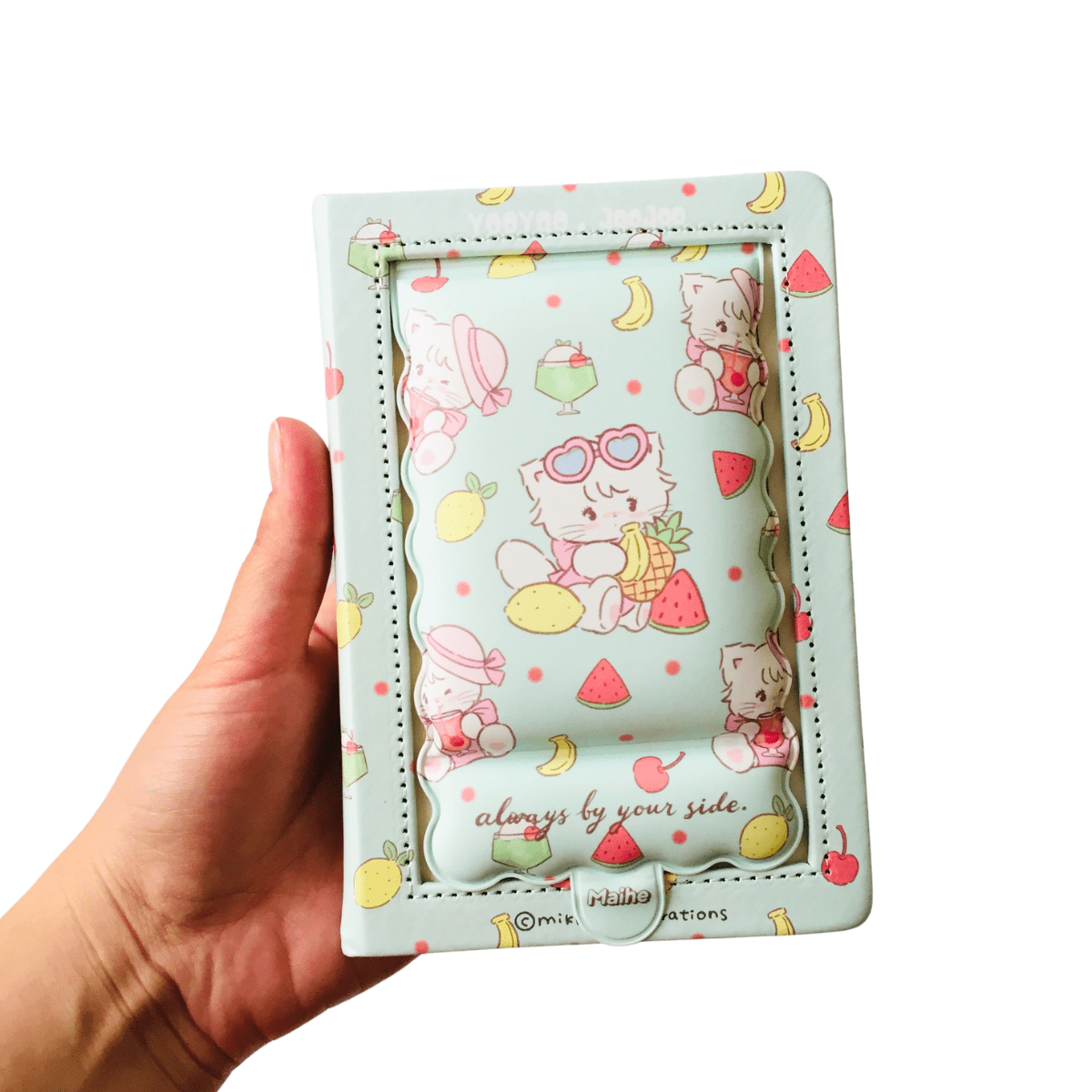 Libreta De Apuntes Kawaii Agenda Con Espejo