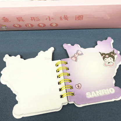 Mini Libreta Kuromi Sanrio Papelería Kawaii