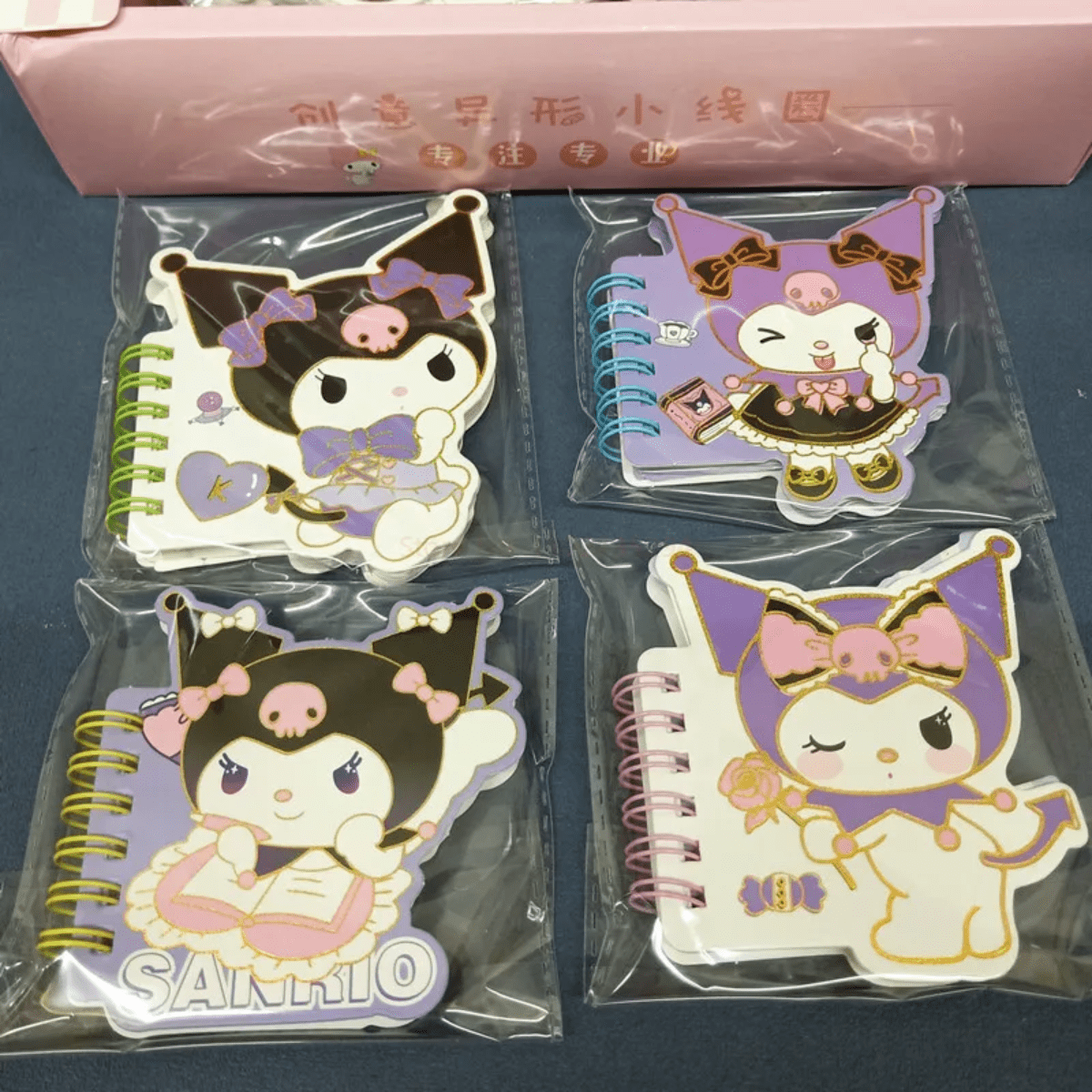 Mini Libreta Kuromi Sanrio Papelería Kawaii