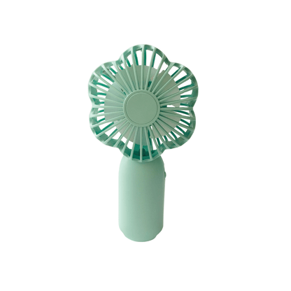 Mini Ventilador Portátil Verde Con Luz