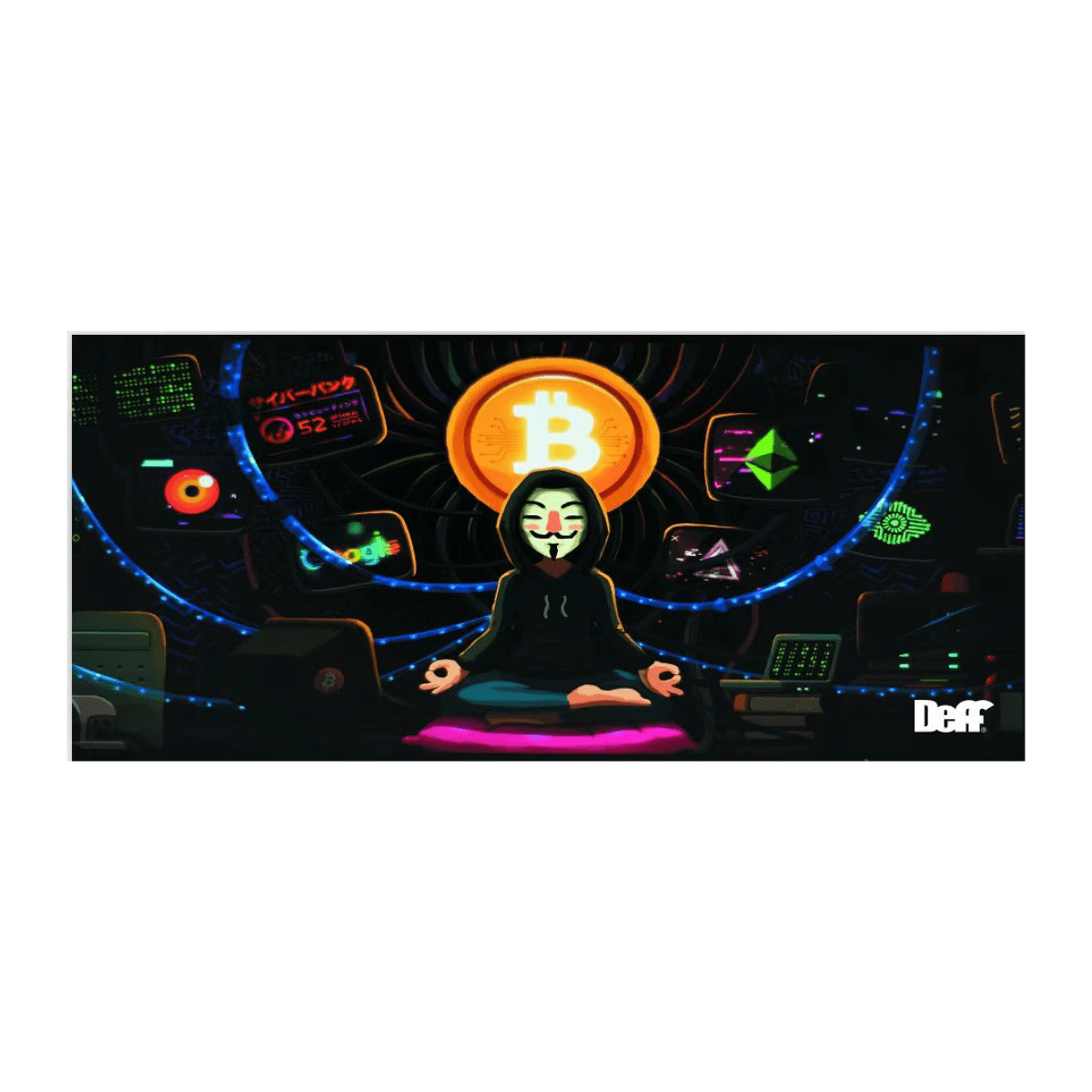 Mousepad Gamer XXL Diseño Anonymous