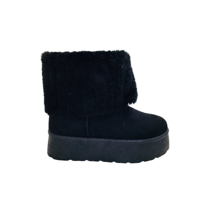 Pantubota Botin De Mujer Con Chiporro Invierno Plataforma