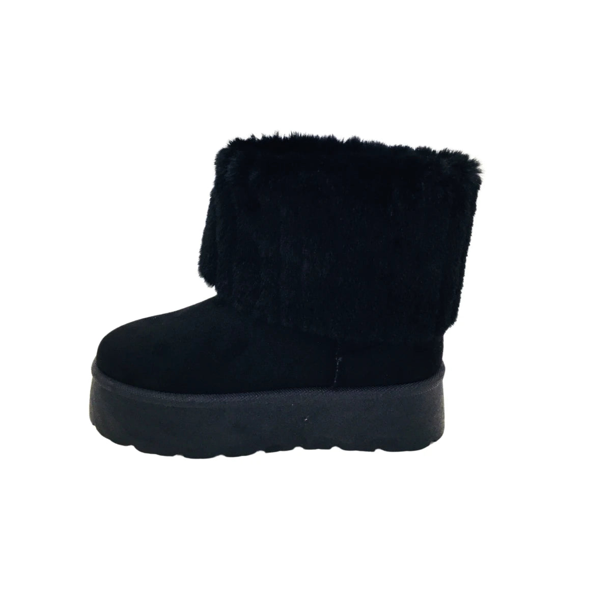 Pantubota Botin De Mujer Con Chiporro Invierno Plataforma