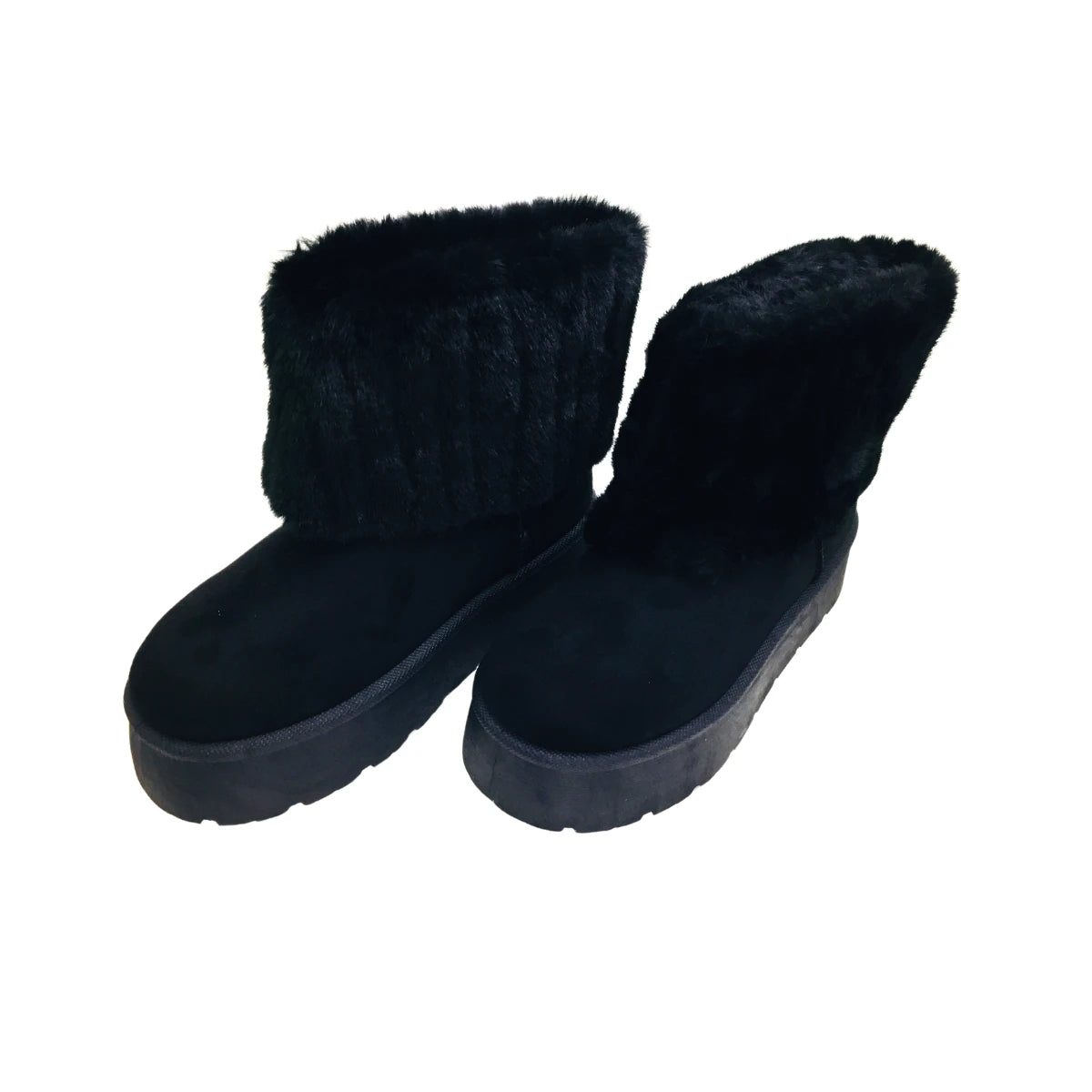 Pantubota Botin De Mujer Con Chiporro Invierno Plataforma