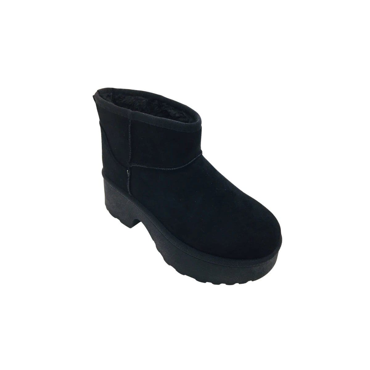 Pantubota Botin De Mujer Invierno Plataforma Chiporro Taco