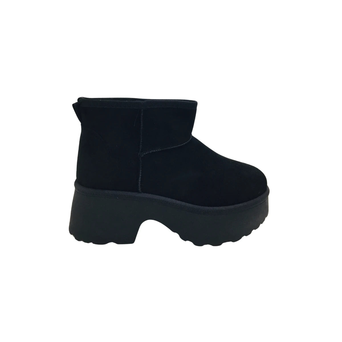 Pantubota Botin De Mujer Invierno Plataforma Chiporro Taco