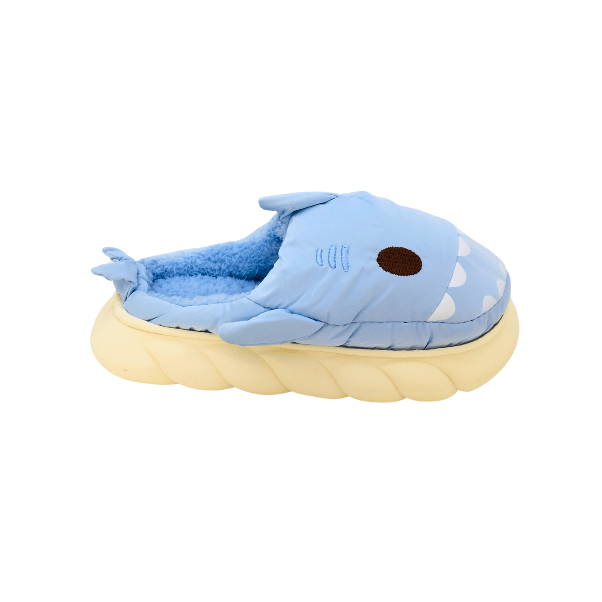 Pantuflas Tiburón De Invierno Chiporro Antideslizantes Celeste