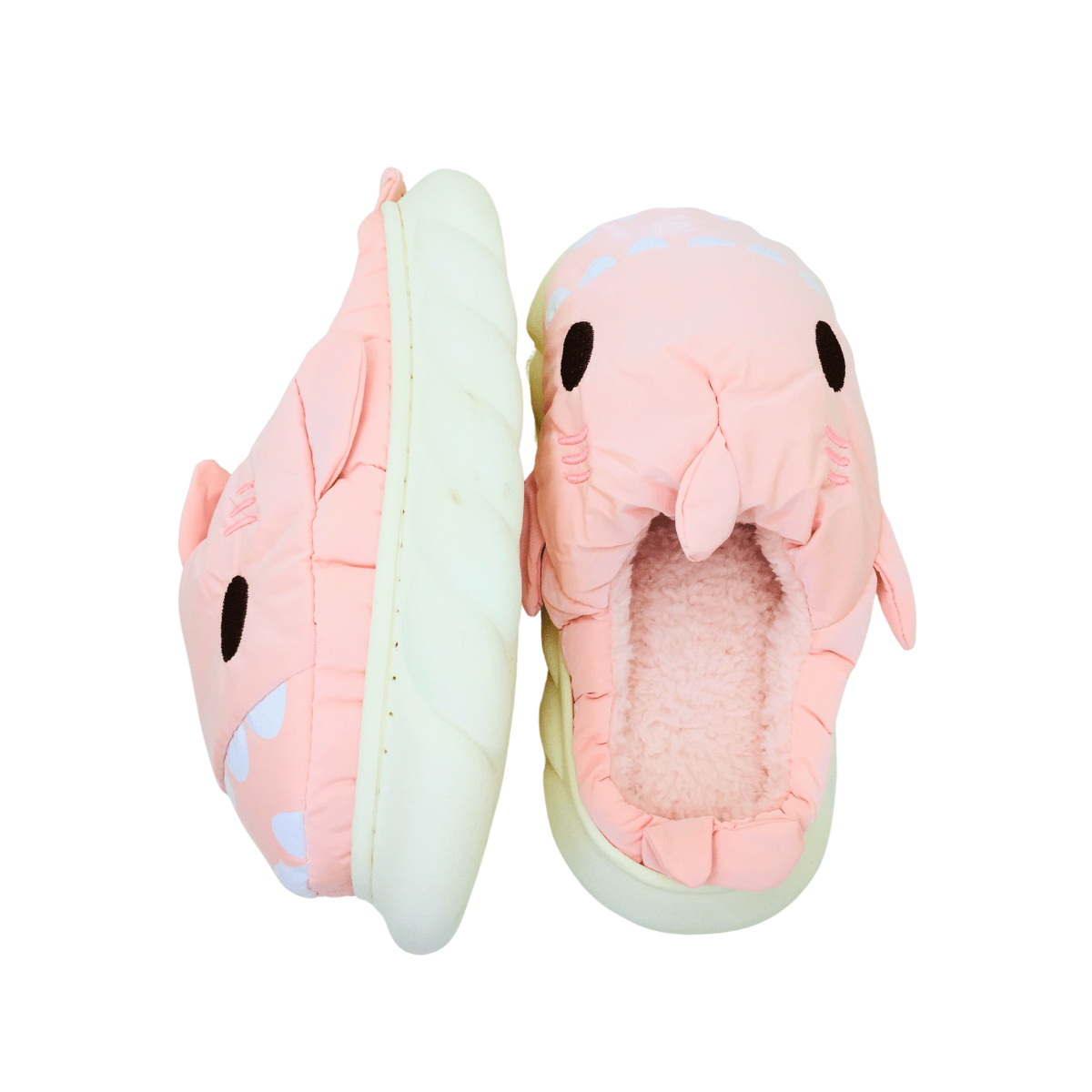 Pantuflas Tiburón De Invierno Chiporro Antideslizantes Rosa