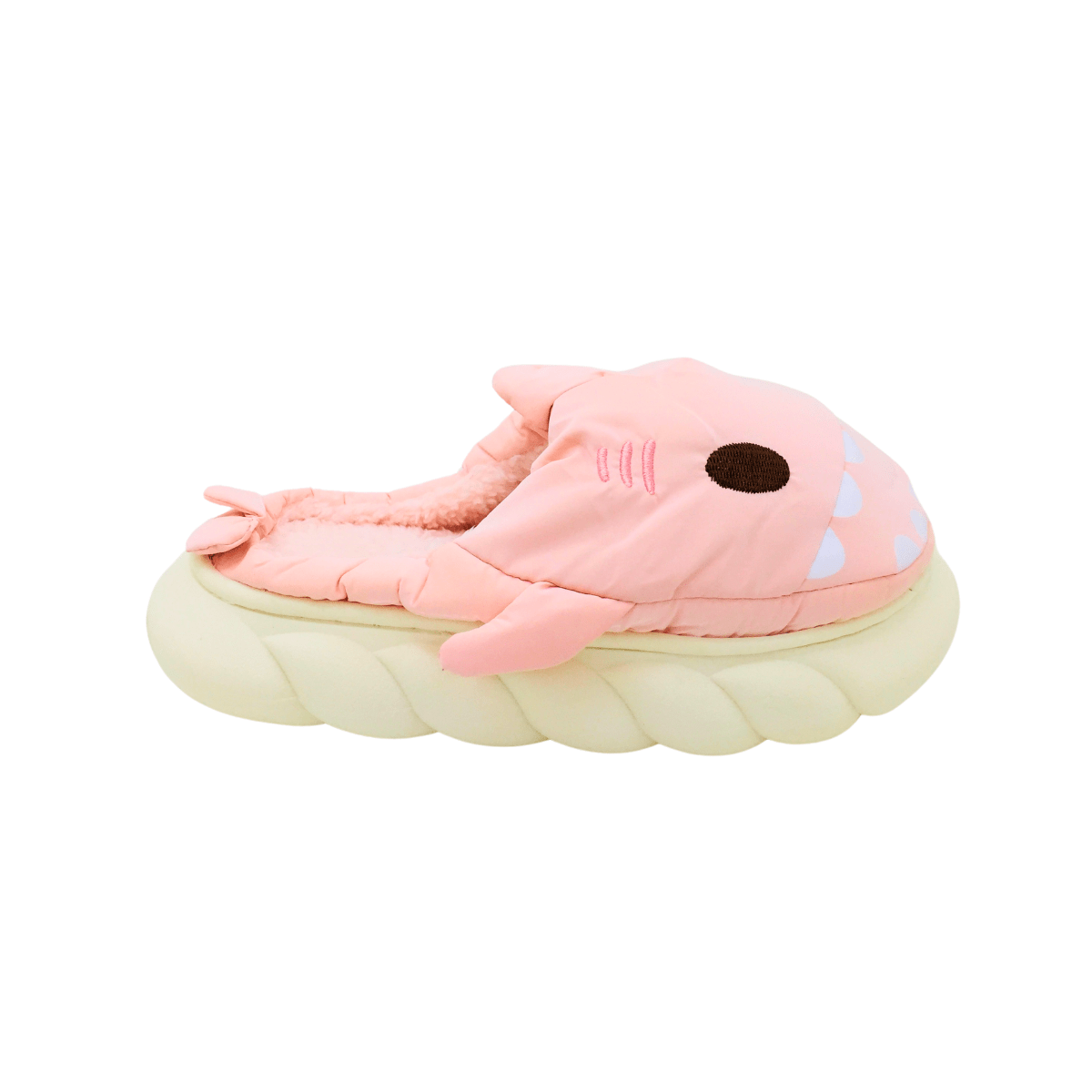 Pantuflas Tiburón De Invierno Chiporro Antideslizantes Rosa