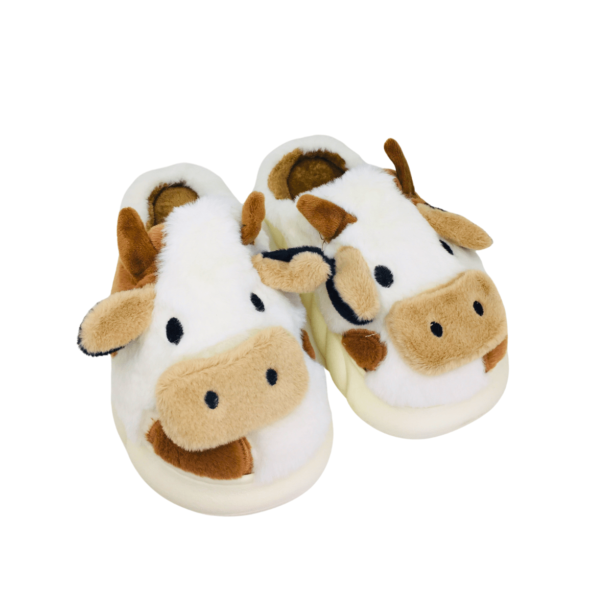 Pantuflas Vaquita Calzado Kawaii Comodas Y Calentitas