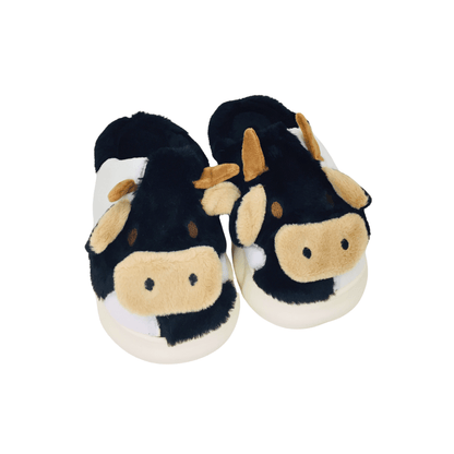 Pantuflas Vaquita Calzado Kawaii Comodas Y Calentitas