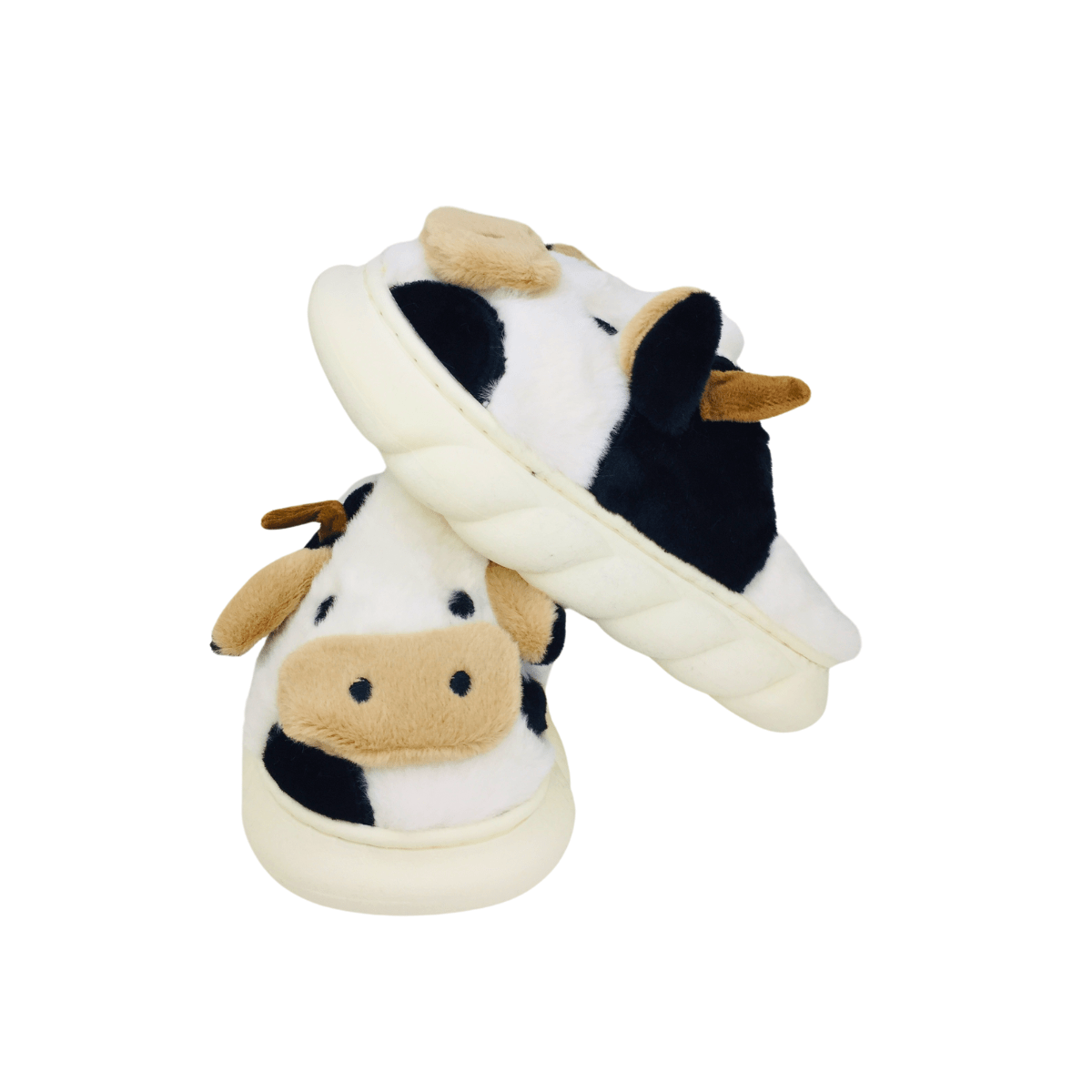 Pantuflas Vaquita Calzado Kawaii Comodas Y Calentitas