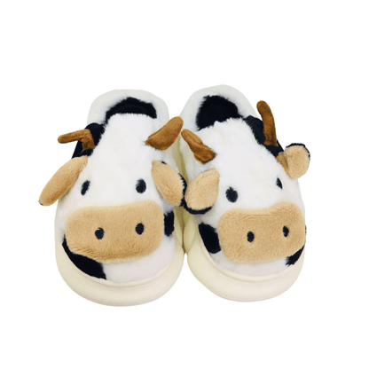 Pantuflas Vaquita Calzado Kawaii Comodas Y Calentitas