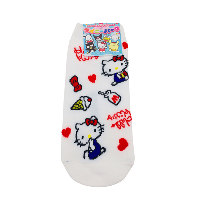 Par Calcetines Hello Kitty Sanrio Kawaii Talla Estandar