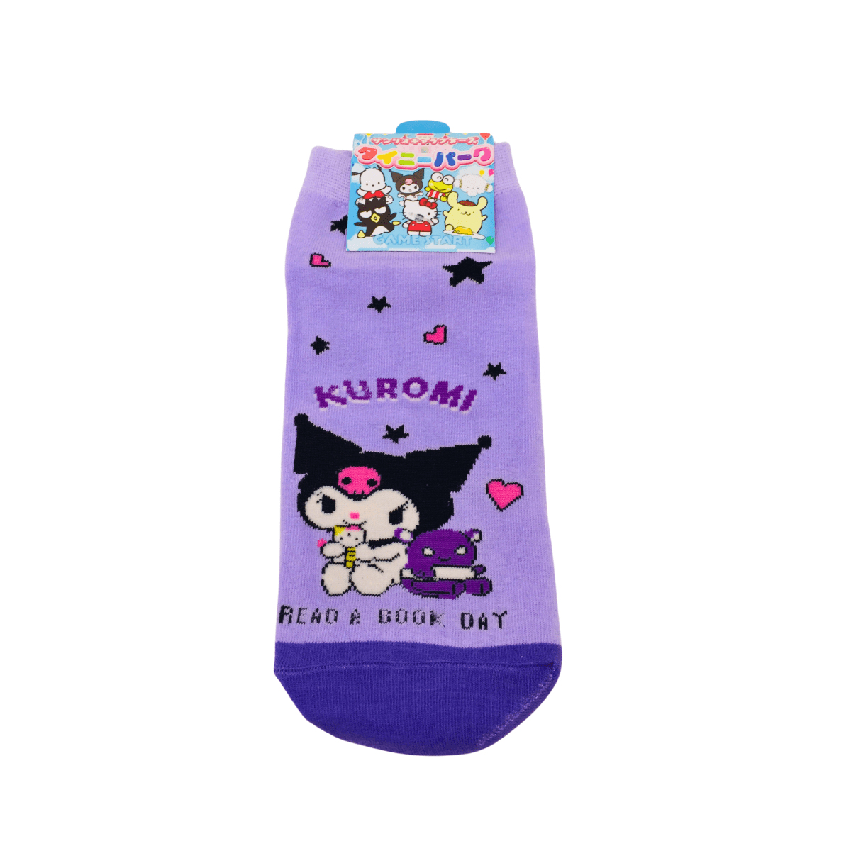 Set 5 Pares Calcetines Kuromi Sanrio Kawaii Talla Estándar