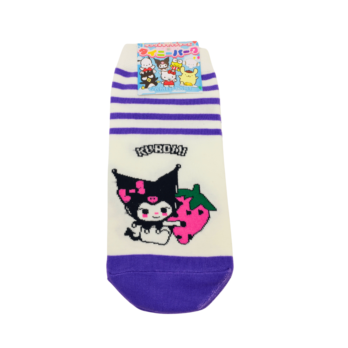 Set 5 Pares Calcetines Kuromi Sanrio Kawaii Talla Estándar