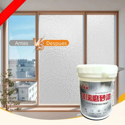 Pintura Esmerilada Para Vidrios 300g + Brocha