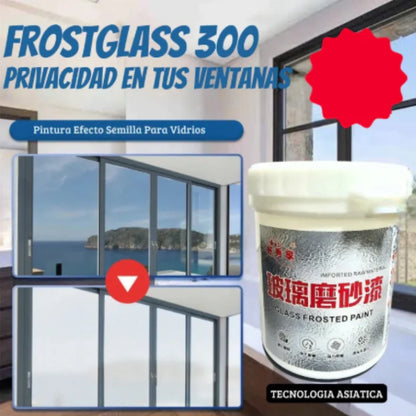 Pintura Esmerilada Para Vidrios 300g + Brocha