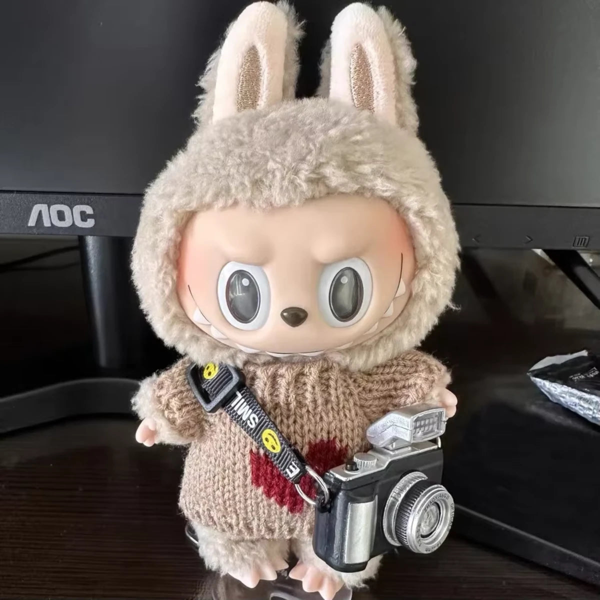 Labubu Mini Camara Con Flash Y Sonido Camara Para Muñecas Labubu