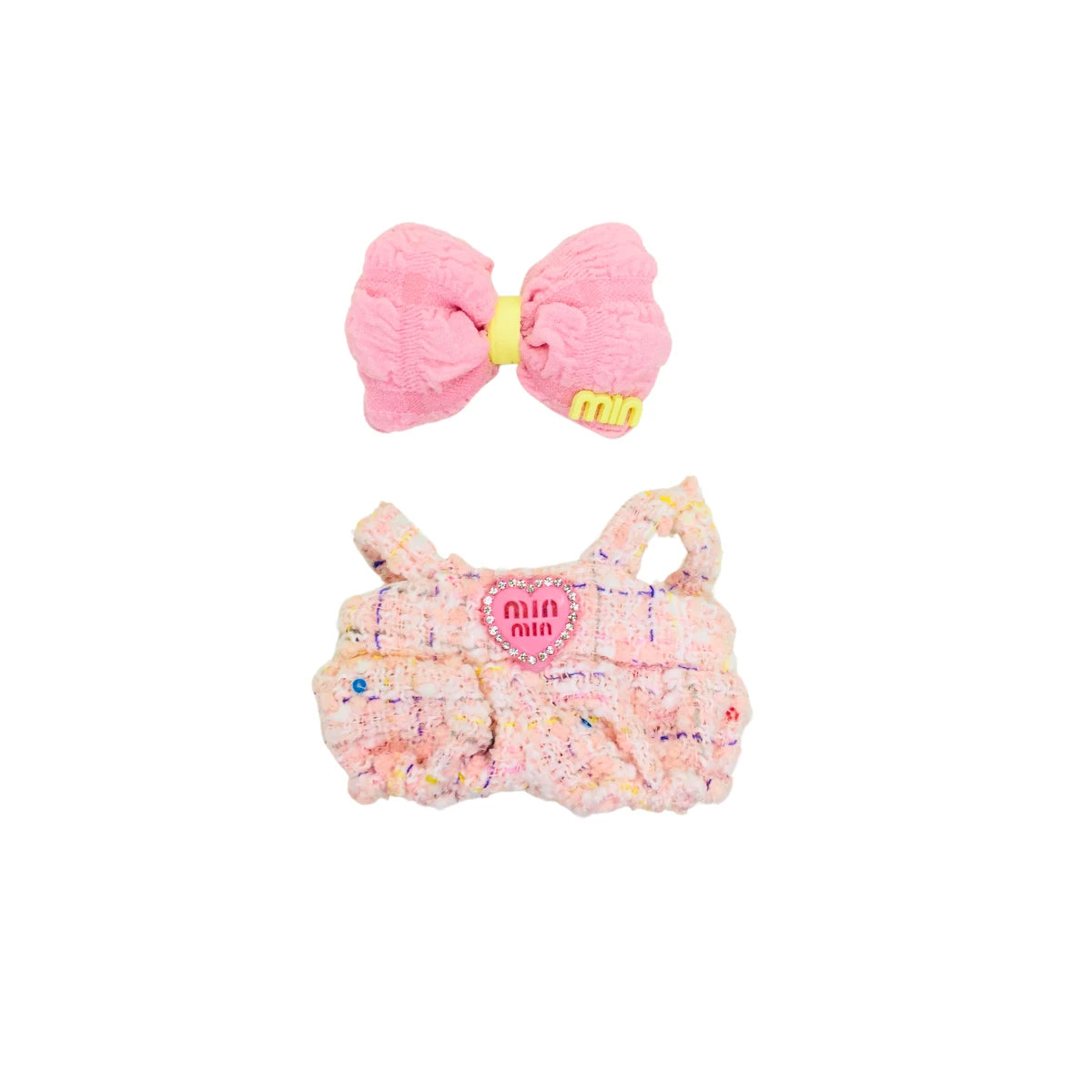 Labubu Ropa Accesorios Cambia Ropita Conjunto Rosa