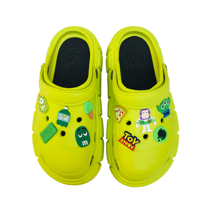 Sandalias Crocs Charm Toy Story Calzado Mujer Verde