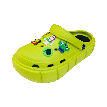 Sandalias Crocs Charm Toy Story Calzado Mujer Verde