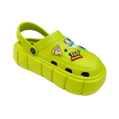 Sandalias Crocs Charm Toy Story Calzado Mujer Verde