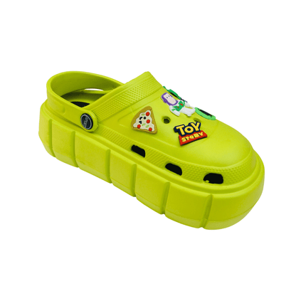 Sandalias Crocs Charm Toy Story Calzado Mujer Verde