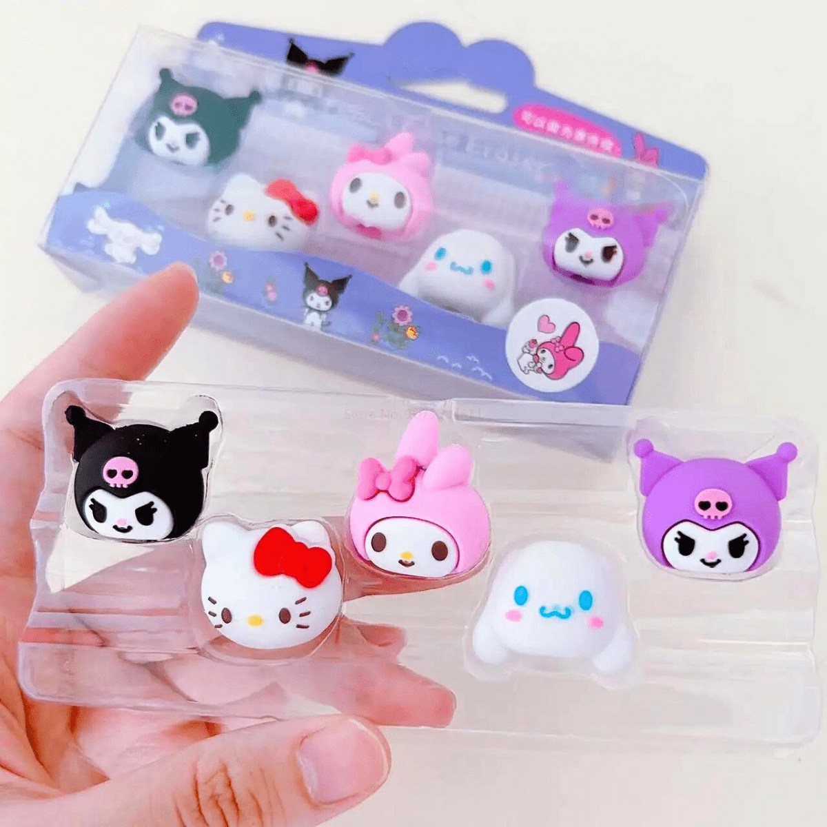 Set gomas de borrar kawaii