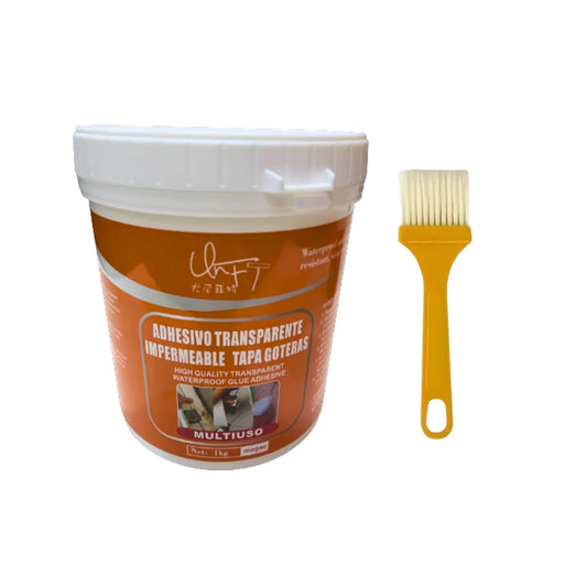 Sellador Transparente Impermeable 1 kg + Brocha