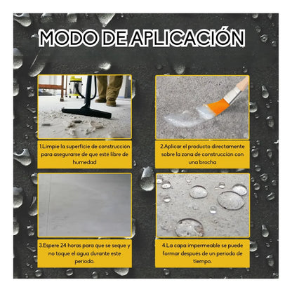 Sellador Tapagotera Impermeable Líquido 300g Techo Fugas Transparente