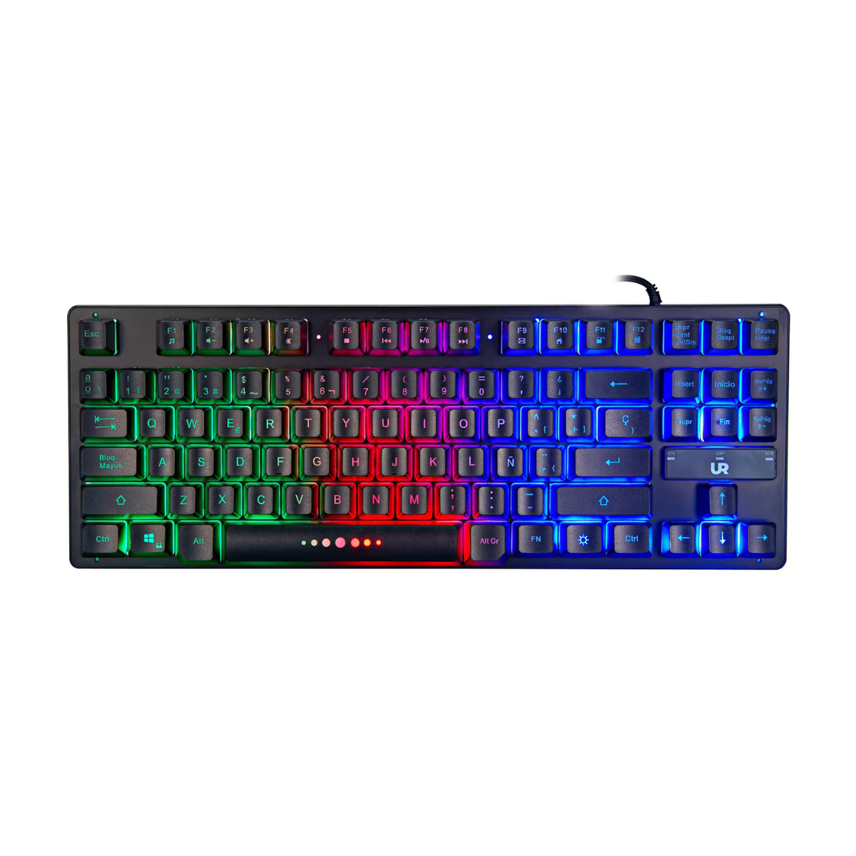 Teclado Gamer Waterproof Retroiluminado RGB Urbano