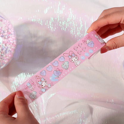 Washi Tape My Melody 10 Stickers Cinta Adhesiva Sanrio Kawaii