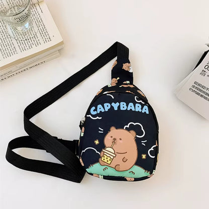 Bolso Kawaii Capibara Banano Viaje Bolsito Cute Capybara