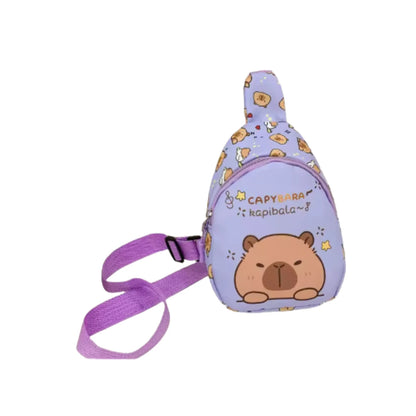 Bolso Kawaii Capibara Banano Viaje Bolsito Cute Capybara