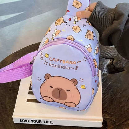 Bolso Kawaii Capibara Banano Viaje Bolsito Cute Capybara
