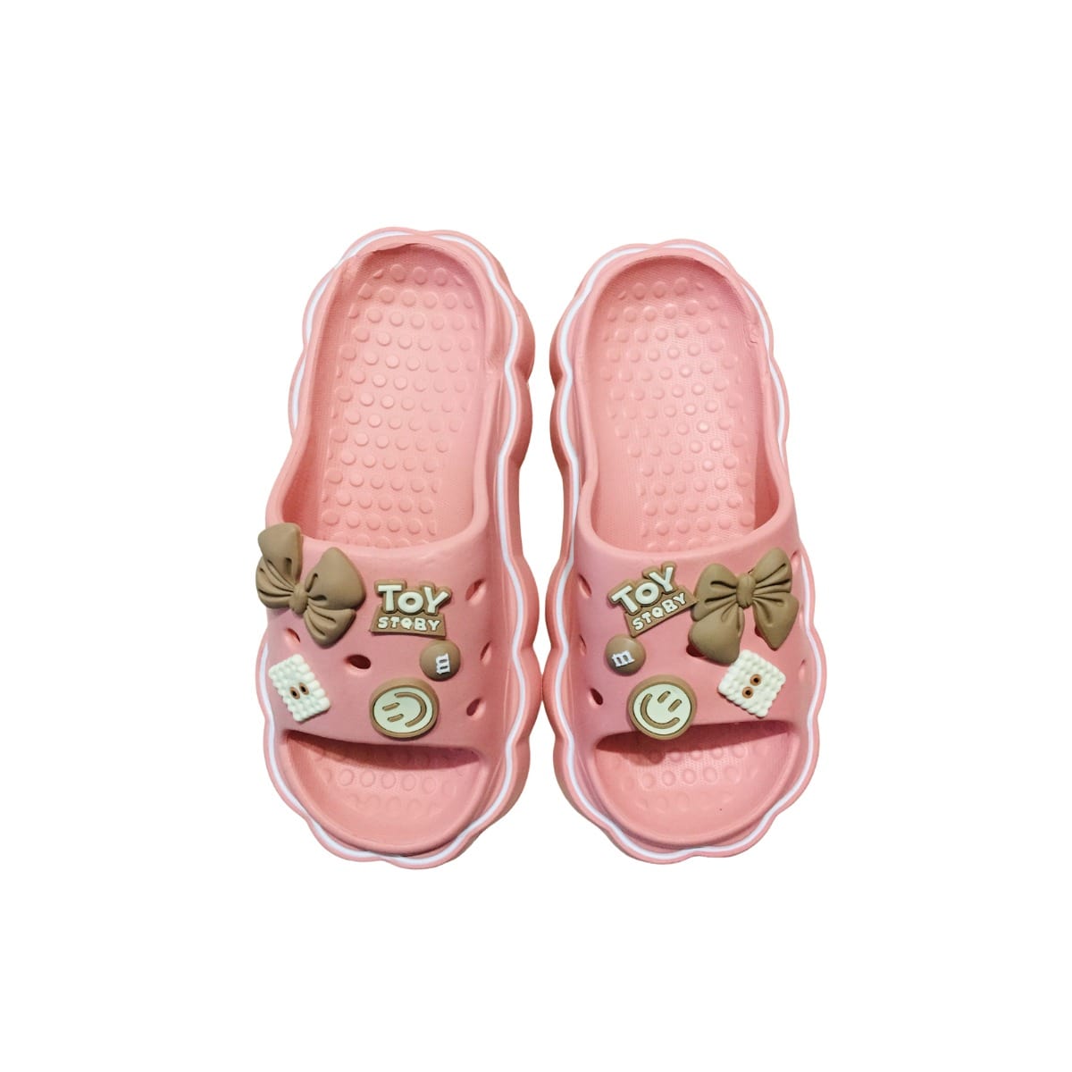 Sandalias Crocs Toy Charms Rosa Calzado Para Dama Plataforma Gruesa