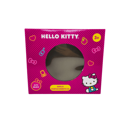 Espejo De Tocador Porta Cosmeticos Hello Kitty Sanrio