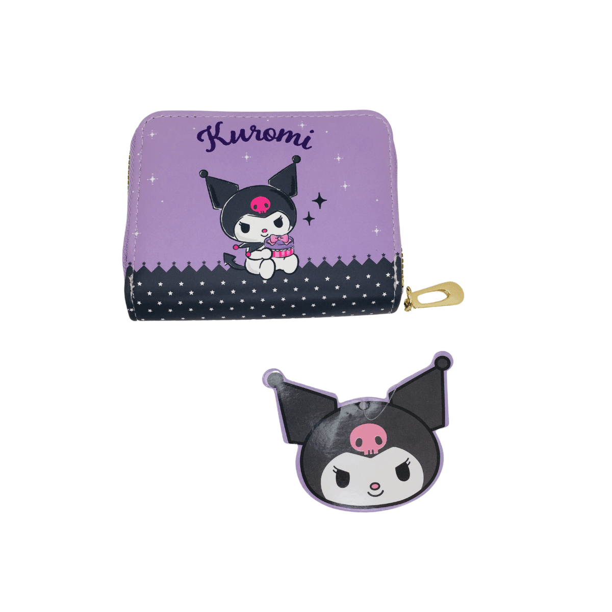 Billetera Kuromi Tarjetero Regalo Kawaii Niñas Sanrio