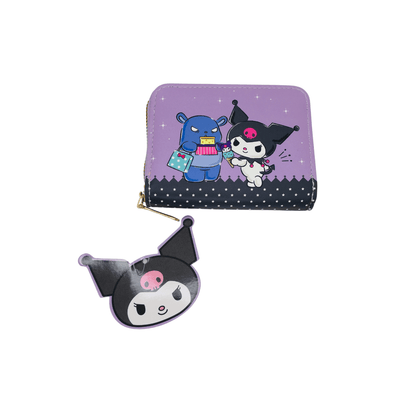 Billetera Kuromi Tarjetero Regalo Kawaii Niñas Sanrio